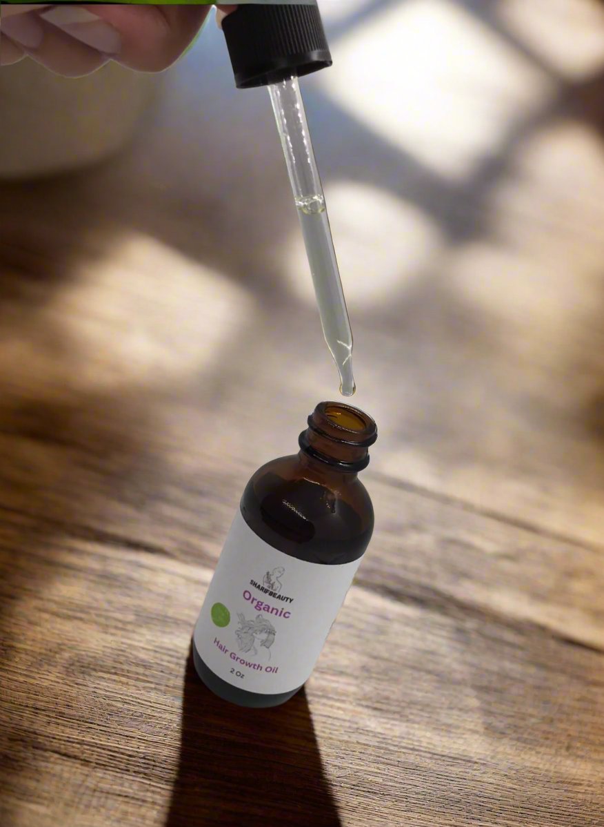 Pure & Powerful Organic Hair Growth Oil – Nourishment for All Hair Types