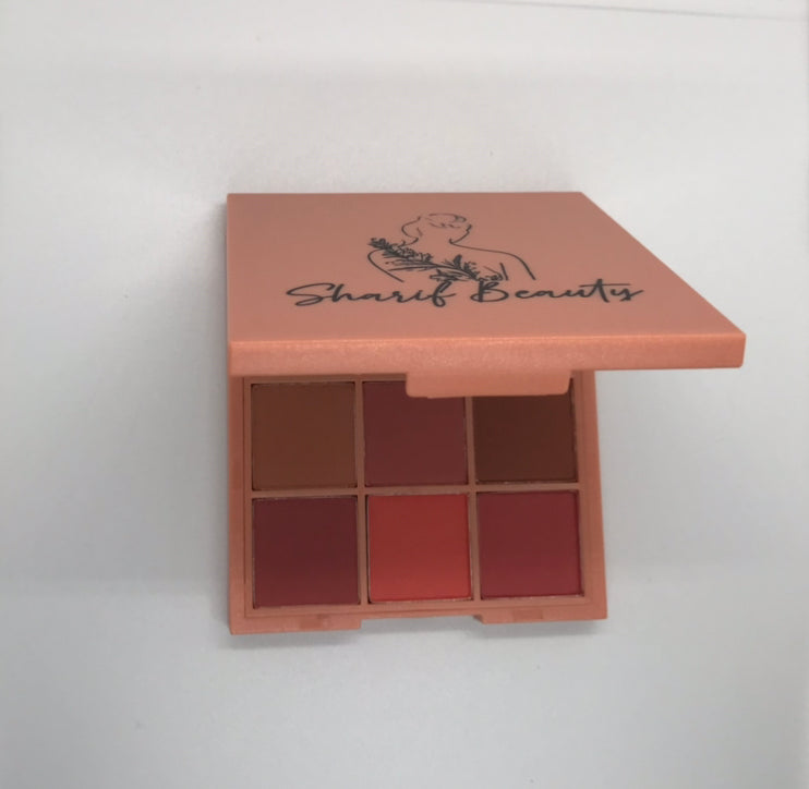 Desert Heat Eyeshadow Palette – Warm Mattes & Fiery Shimmers