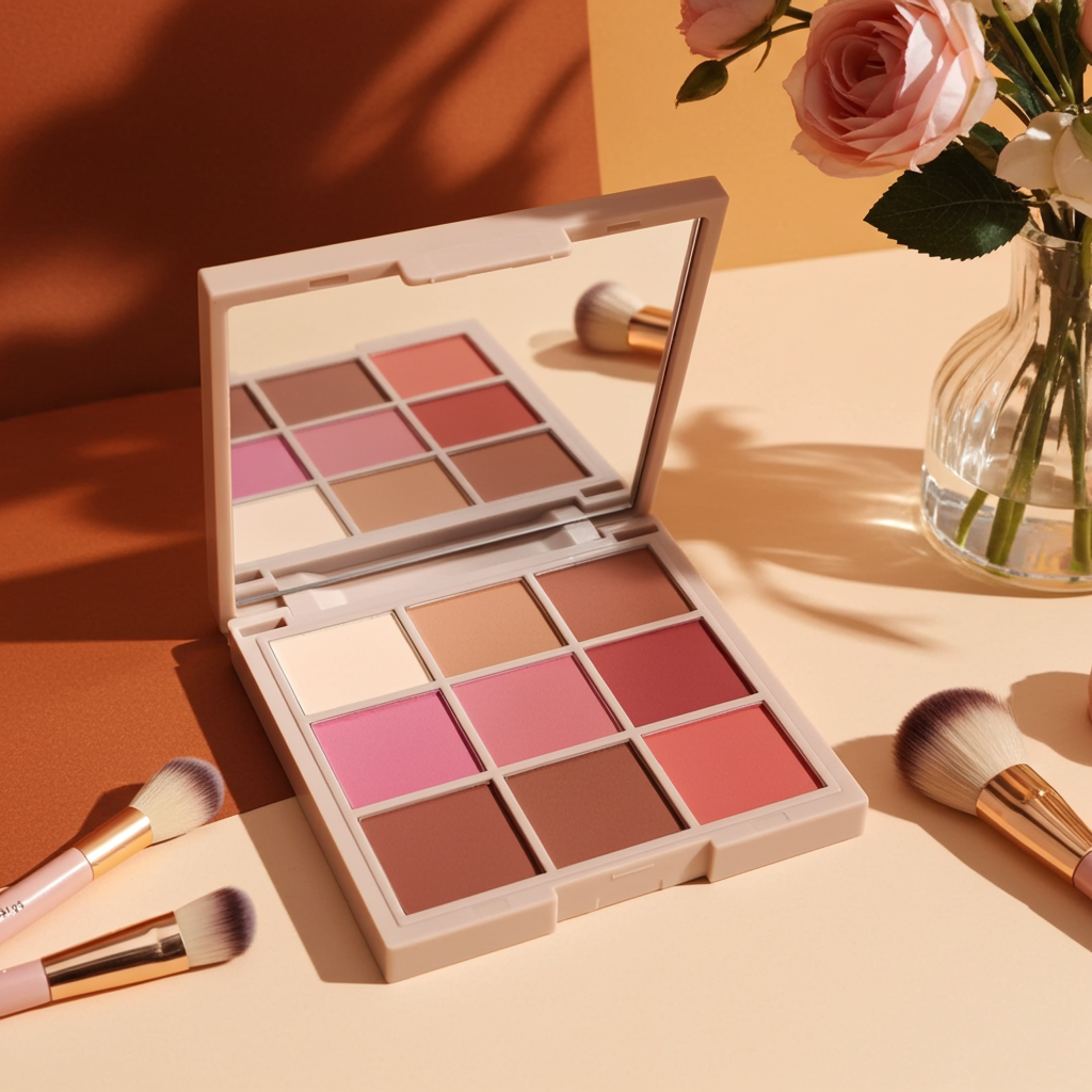 Blush Terra Bloom Eyeshadow Palette Warm Nudes & Rosy Tones