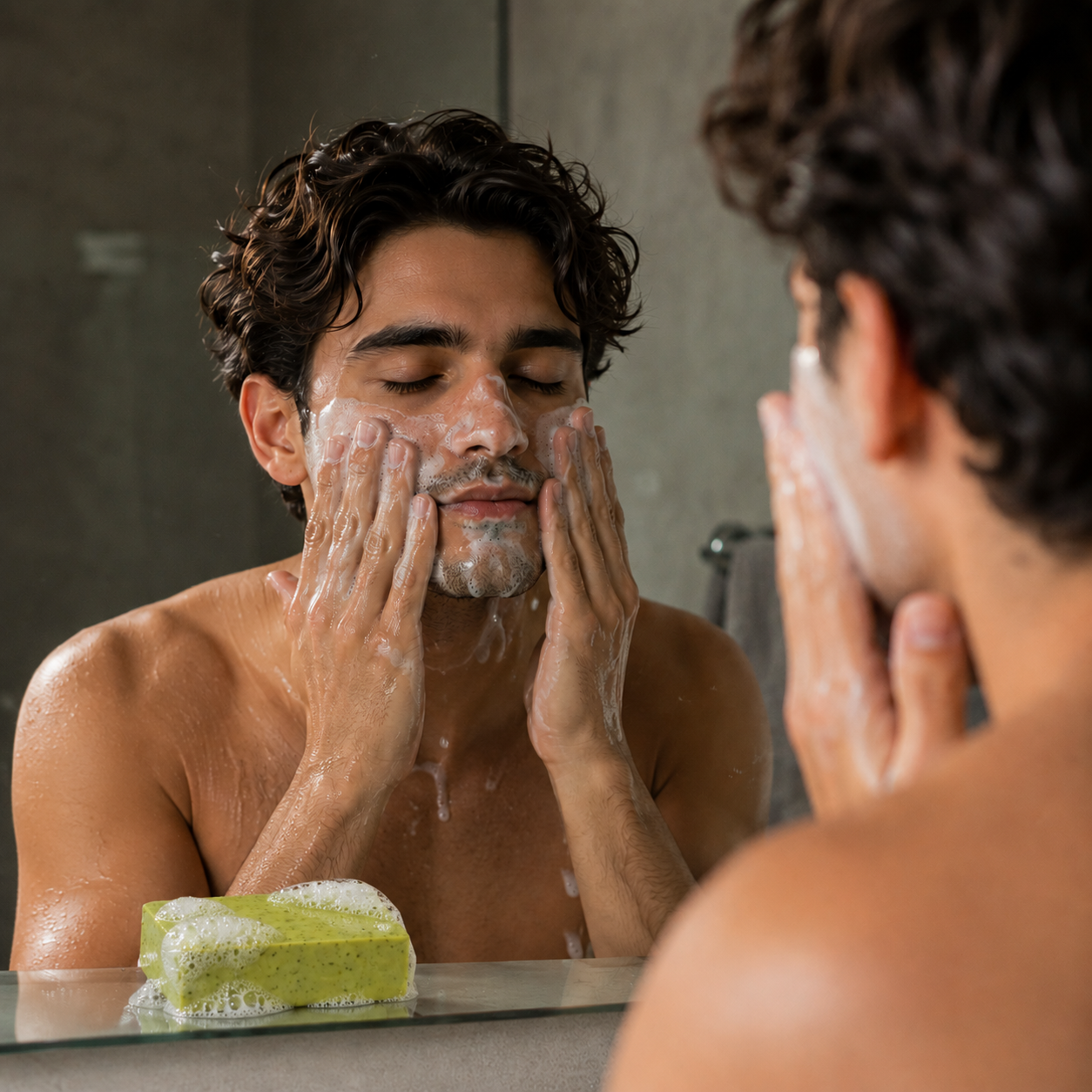 Gentle exfoliating green tea 4- pack