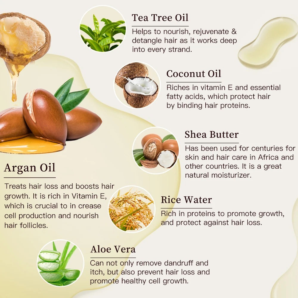 Glow & Grow Hair Therapy 4-Step Herbal Hair Repair System