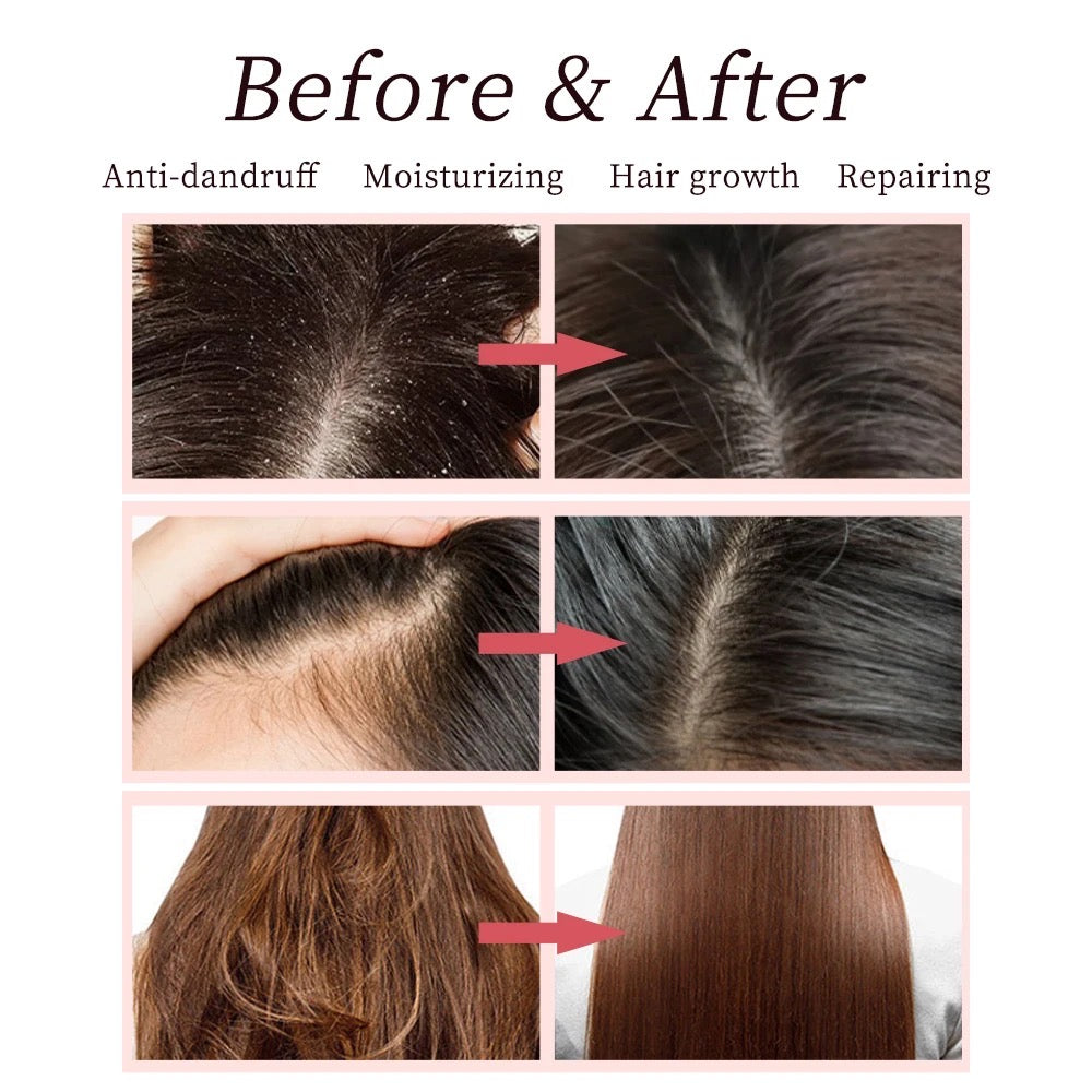 Glow & Nourish Hair Therapy 4-Step Herbal Hair Wellness System