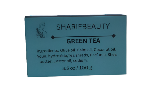 Organic Green Tea Exfoliating Soap for Glowing Skin!