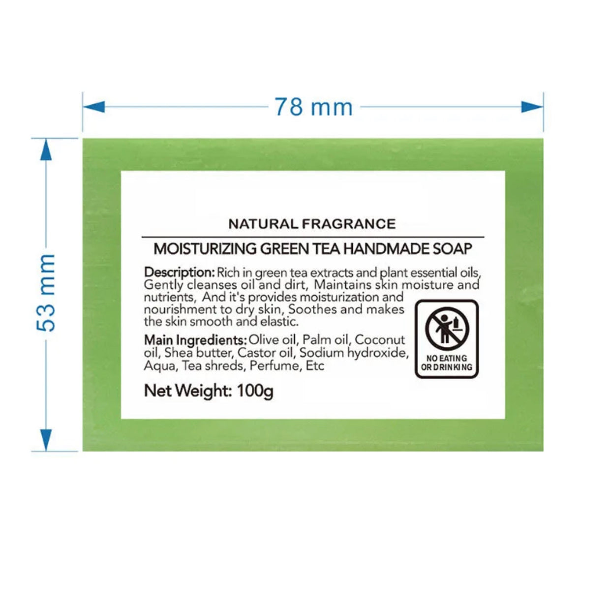 Organic Green Tea Exfoliating Soap for Glowing Skin!