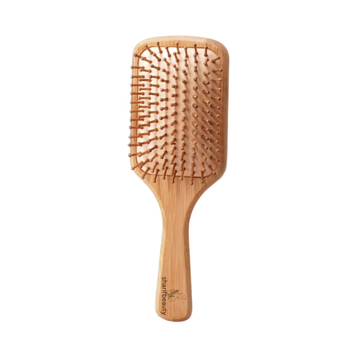 Eco- Friendly paddle Hair Brush With Organic Cotton Bag for Women, Men and Kids gives you Healthy Hair