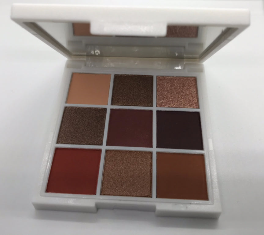 Natural nude 9 colors eyeshadow palette Matte, eyeshadow glitter