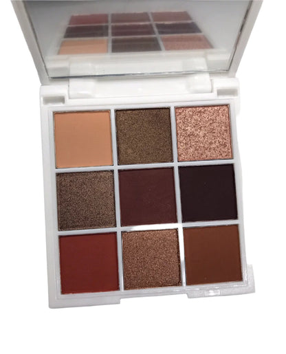 Natural nude 9 colors eyeshadow palette Matte, eyeshadow glitter