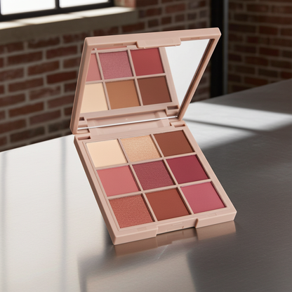 Blush Terra Bloom Eyeshadow Palette Warm Nudes & Rosy Tones