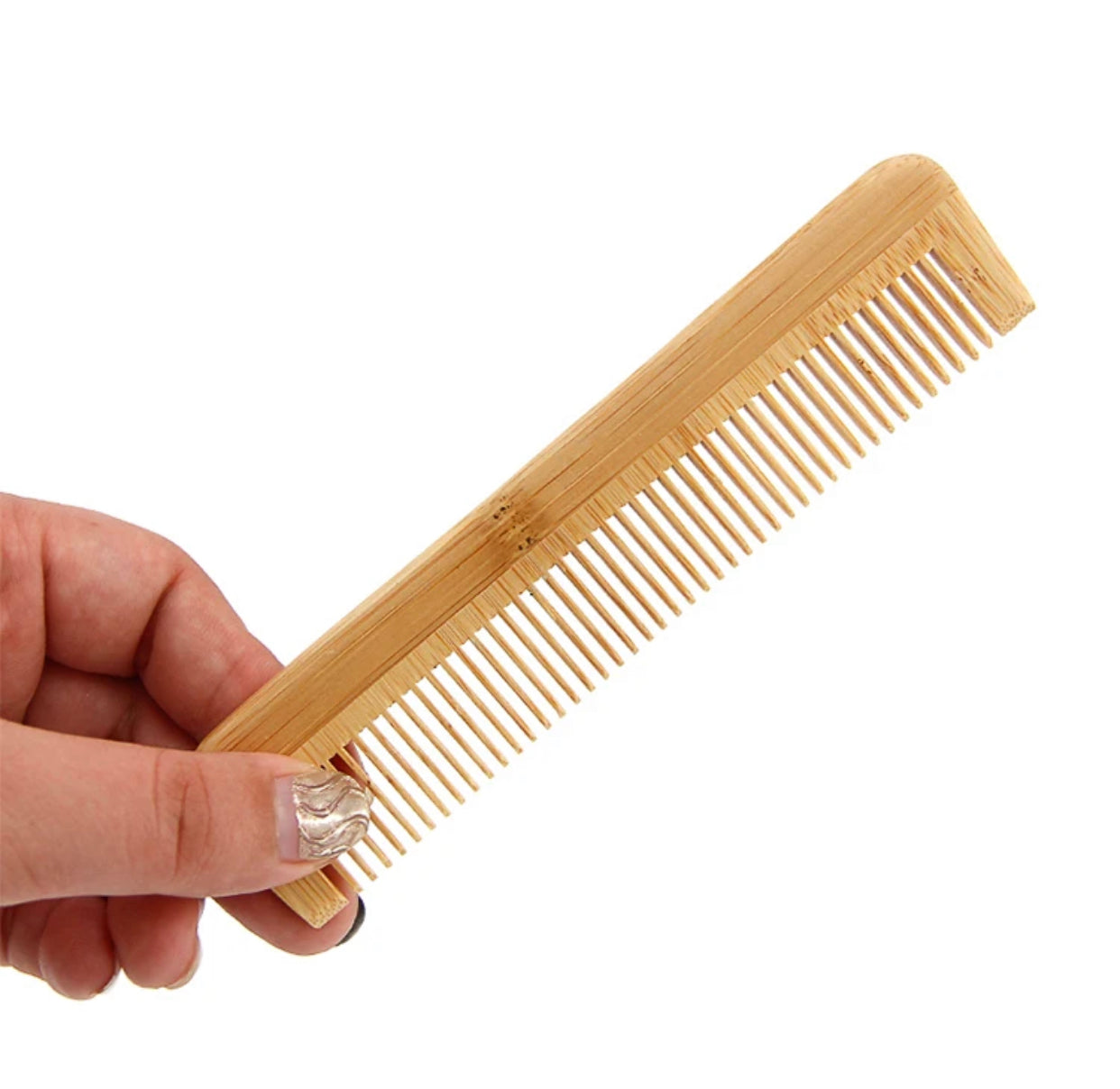 Organic Bamboo Comb set for women, men and kids suit All Hair Types