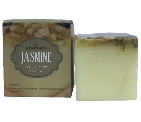 Natural Organic Herbal Handmade Skin Whitening, Nourishing and Anti Acne Jasmine Essential Oil Soap