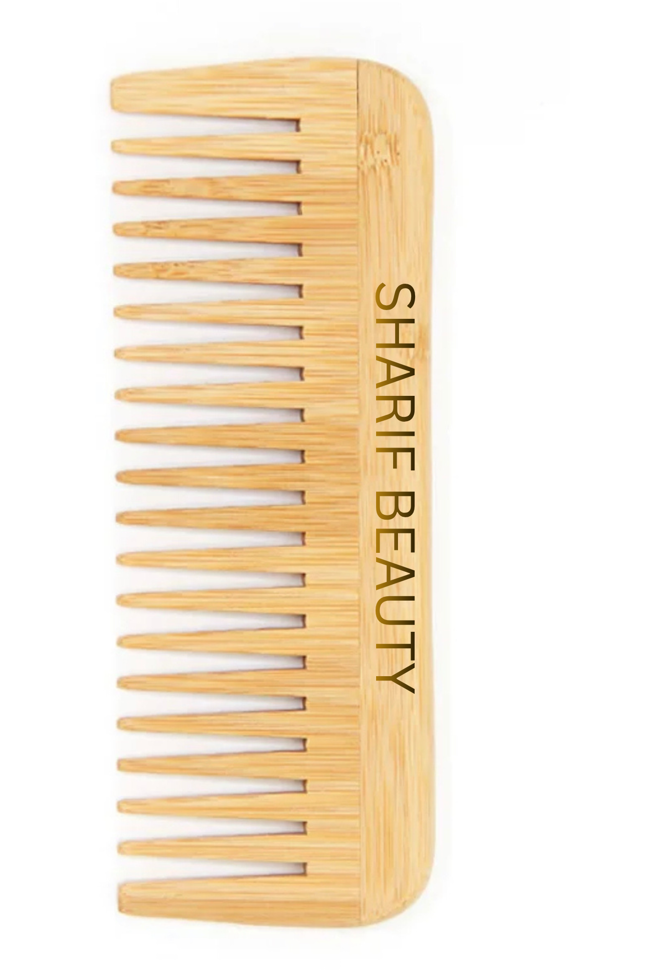 Wide tooth detangling comb