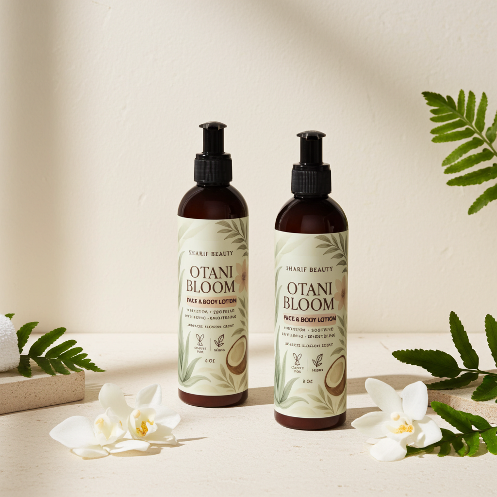 Otani Bloom face and body lotion 2- pack