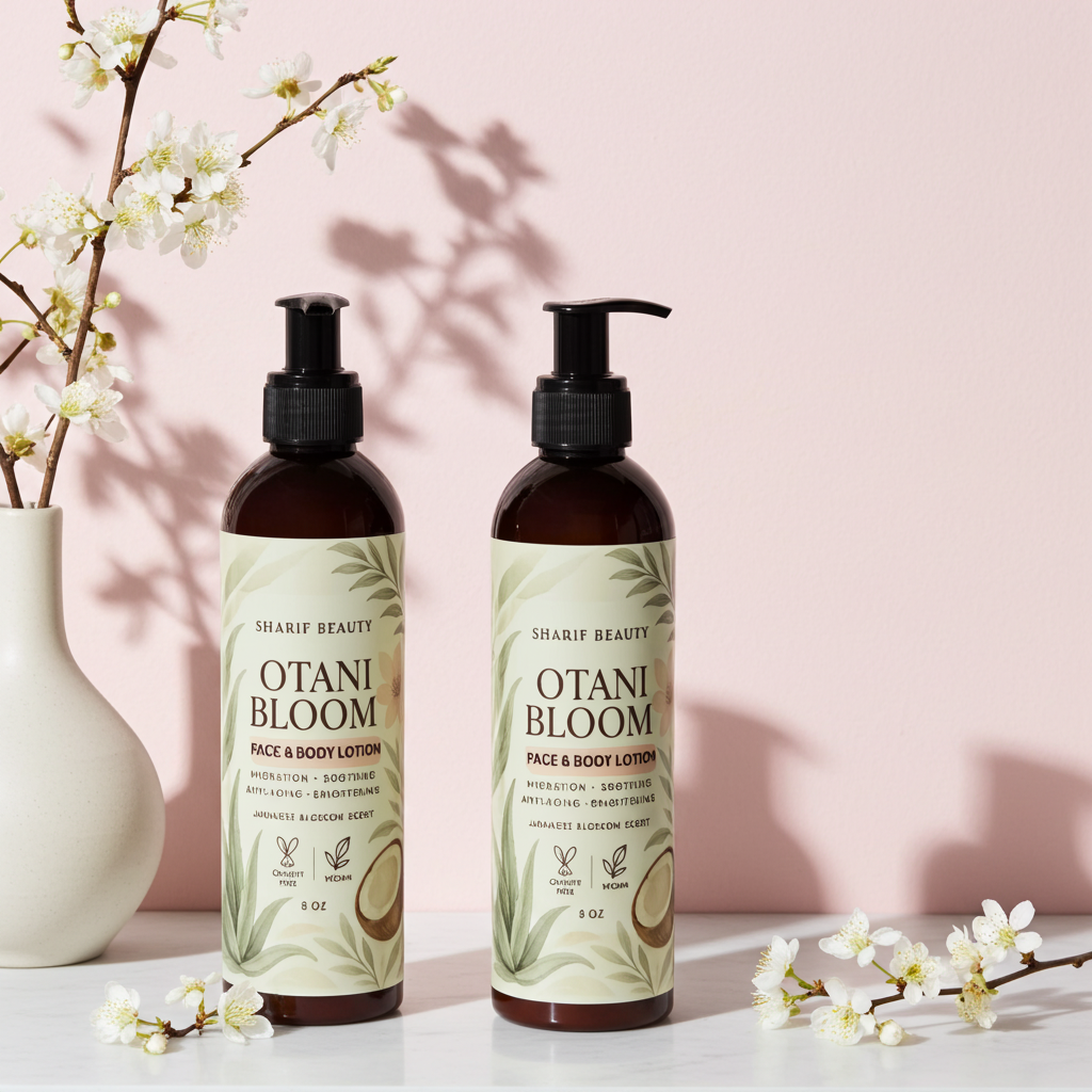 Otani Bloom face and body lotion 2- pack