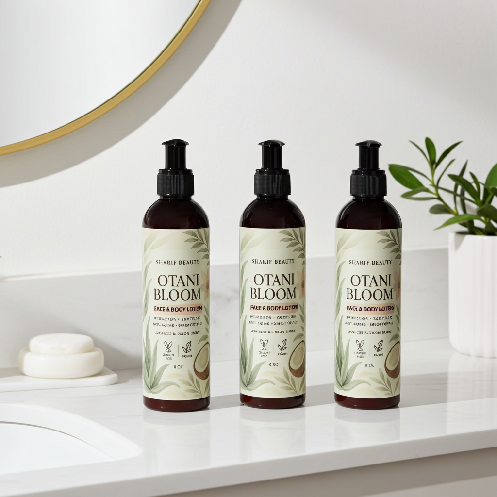 Otani Bloom face and body lotion 3- pack