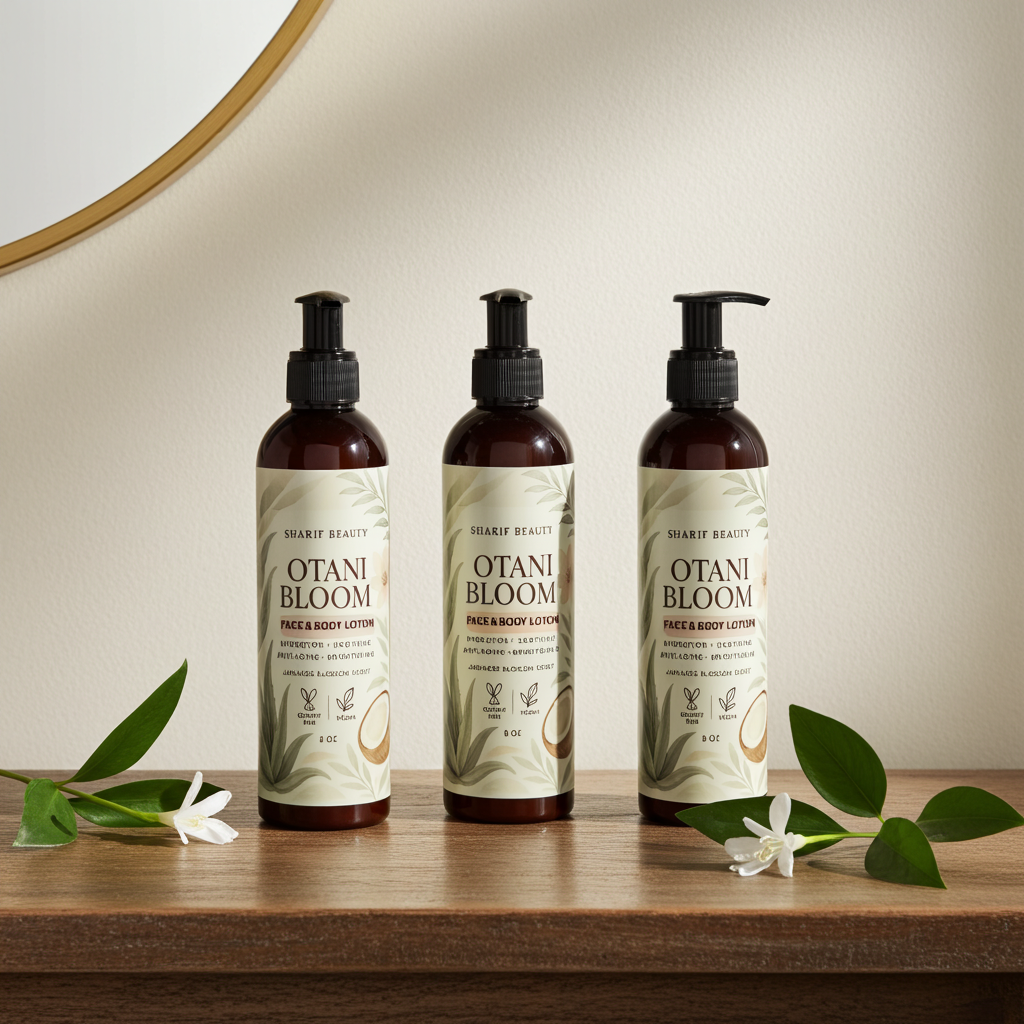 Otani Bloom face and body lotion 3- pack