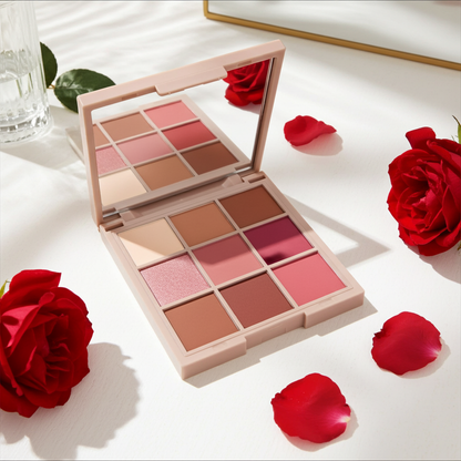 Blush Terra Bloom Eyeshadow Palette Warm Nudes & Rosy Tones